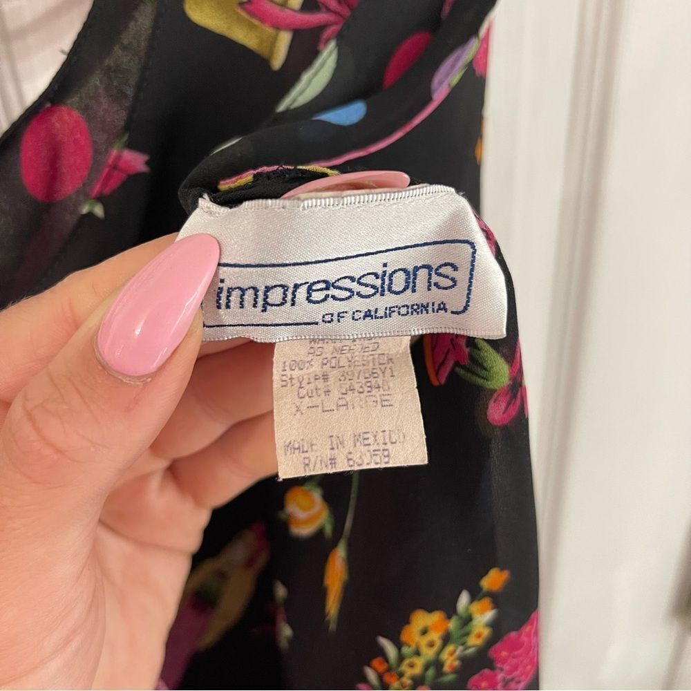 Vintage Impressions Flower & Polka Dot Layer Dress - Picture 12 of 14